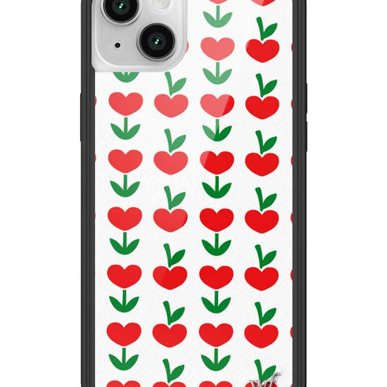 Wildflower iPhone case 14 Plus Love Blooms Hearts Cute