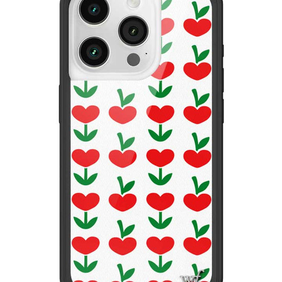 Wildflower iPhone case 15 Pro Love Blooms Hearts Cute