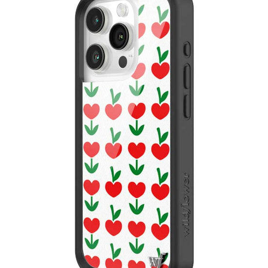 Wildflower iPhone case 15 Pro Love Blooms Hearts Cute