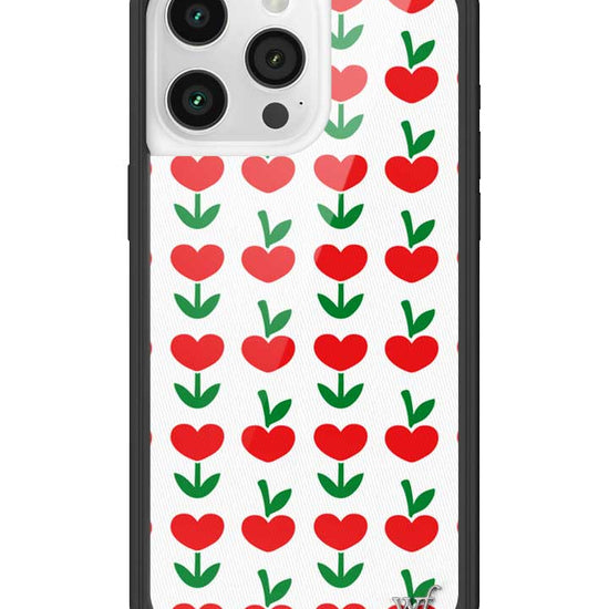 Wildflower iPhone case 15 Pro Max Love Blooms Hearts Cute