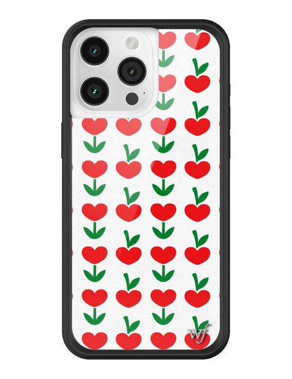 Wildflower iPhone case 15 Pro Max Love Blooms Hearts Cute