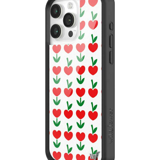 Wildflower iPhone case 15 Pro Max Love Blooms Hearts Cute