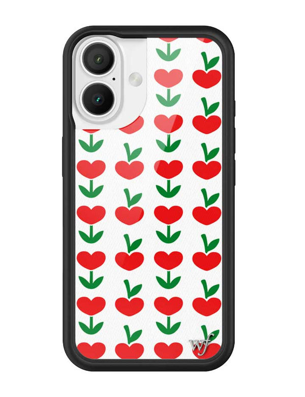 Wildflower iPhone case 16 Love Blooms Hearts Cute