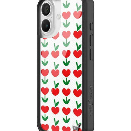 Wildflower iPhone case 16 Love Blooms Hearts Cute