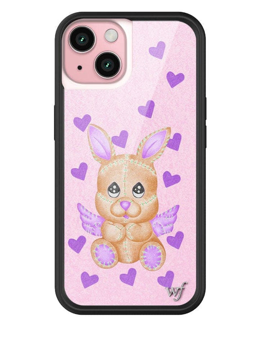 wildflower love stitched iphone 15 case
