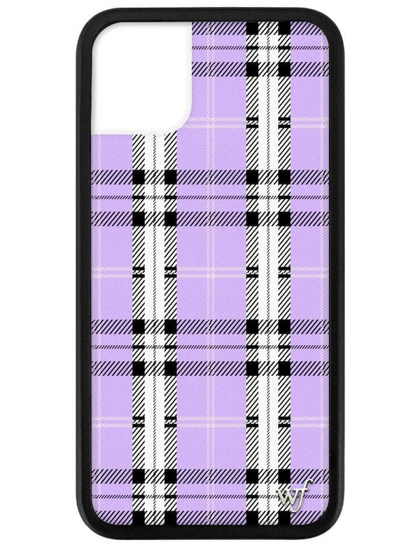 Wildflower Lavender Plaid iPhone 11 Case