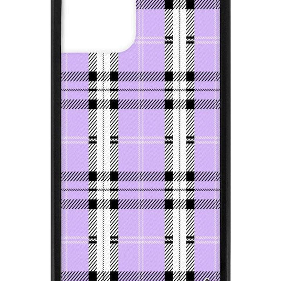 Wildflower Lavender Plaid iPhone 11 Pro Case