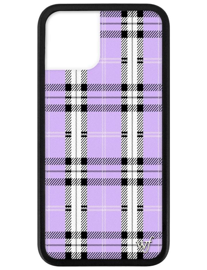 Wildflower Lavender Plaid iPhone 11 Pro Case