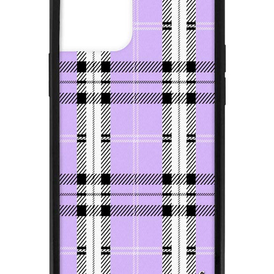 Wildflower Lavender Plaid iPhone 12 / 12 Pro Case