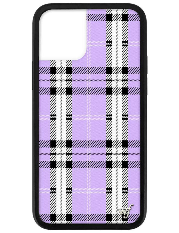 Wildflower Lavender Plaid iPhone 12 / 12 Pro Case