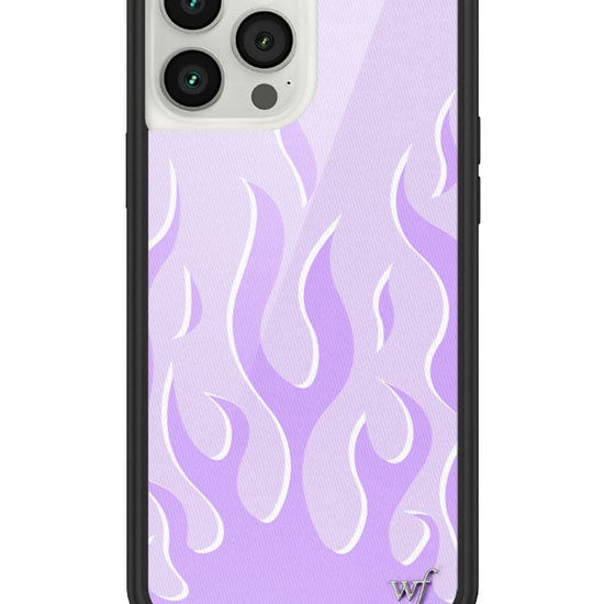 Wildflower Lavender Flames iPhone 13 Pro Max Case