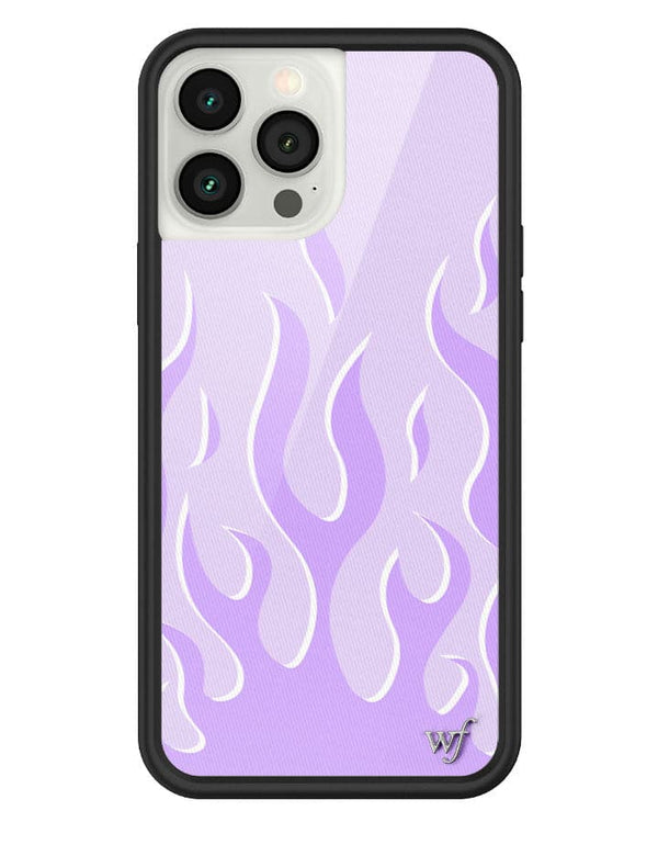 Wildflower Lavender Flames iPhone 13 Pro Max Case