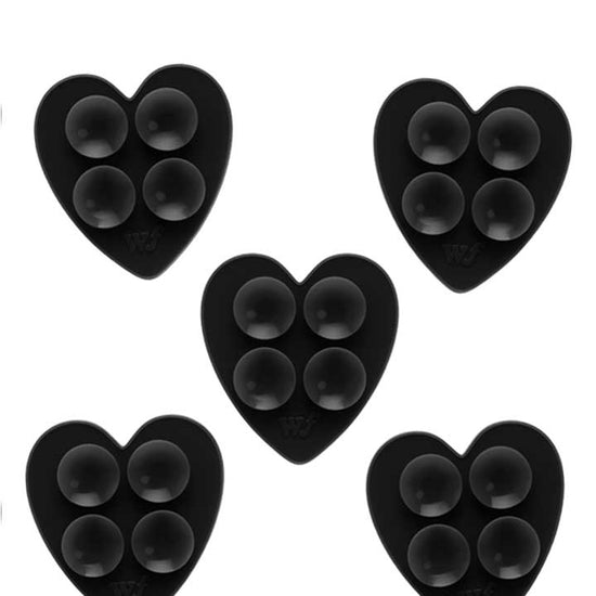 Wildflower Mini Black Heart Stickeez