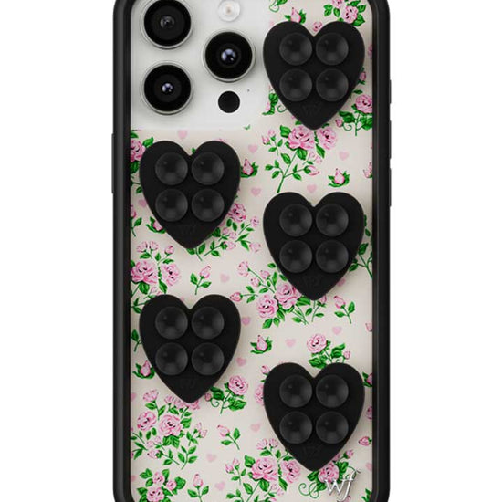 Wildflower Mini Black Heart Stickeez