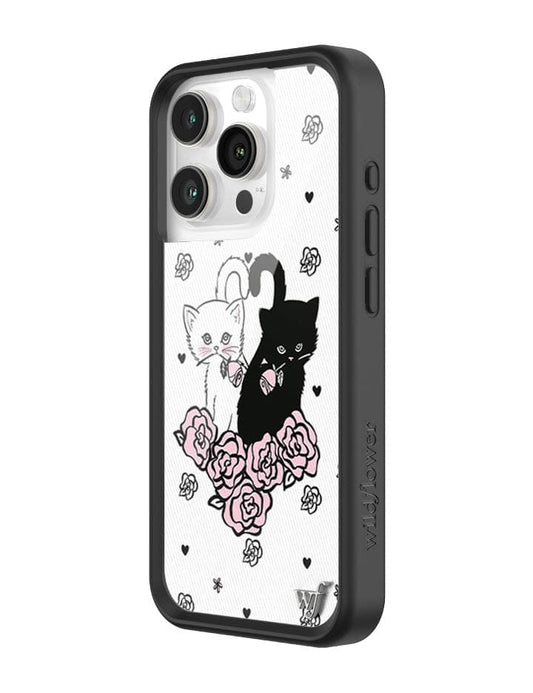 wildflower kittens iphone 15 pro 