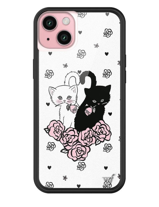 wildflower kittens iphone 15 plus
