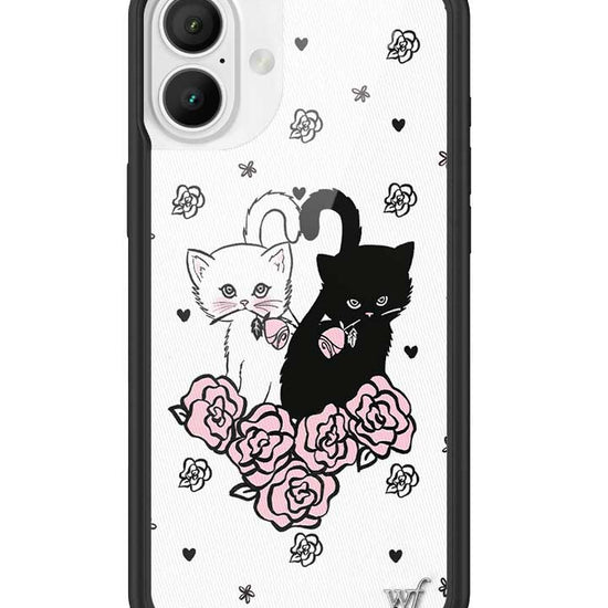 Wildflower Kittens iPhone 16 Plus Case