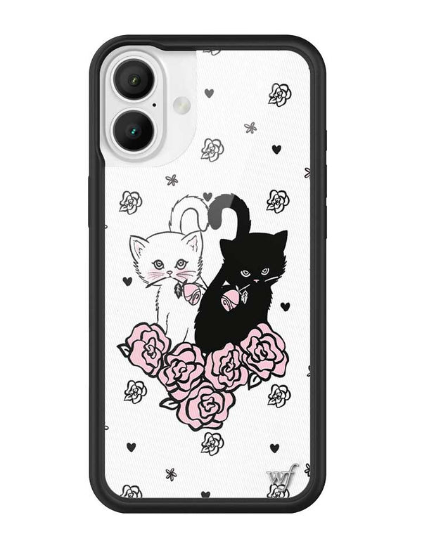 Wildflower Kittens iPhone 16 Plus Case