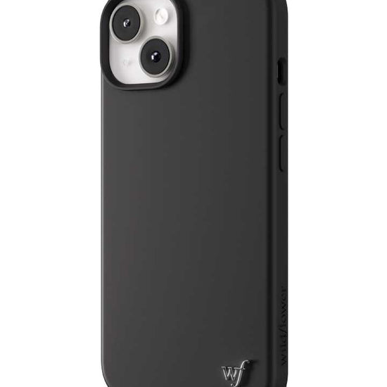 Wildflower iPhone case 13 Black MagSafe Sleek Black