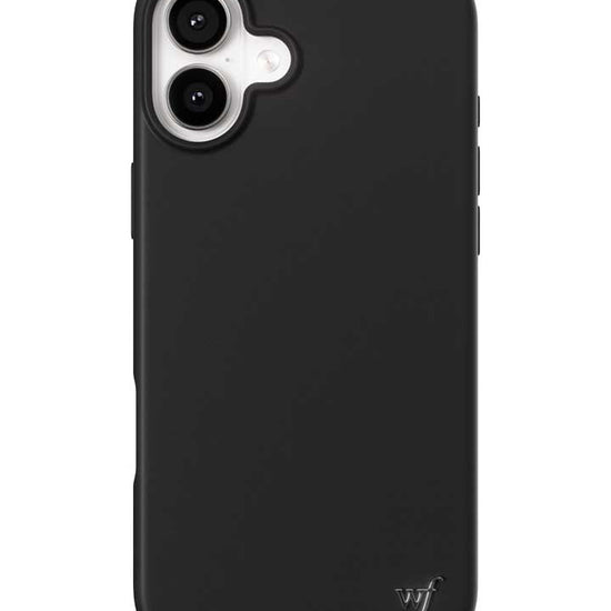 Wildflower iPhone case 16 Plus Black MagSafe Sleek Black