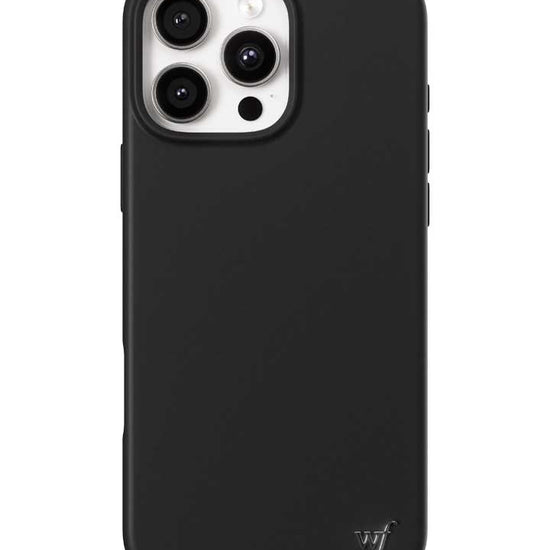 Wildflower iPhone case 16 Pro Max Black MagSafe Sleek Black