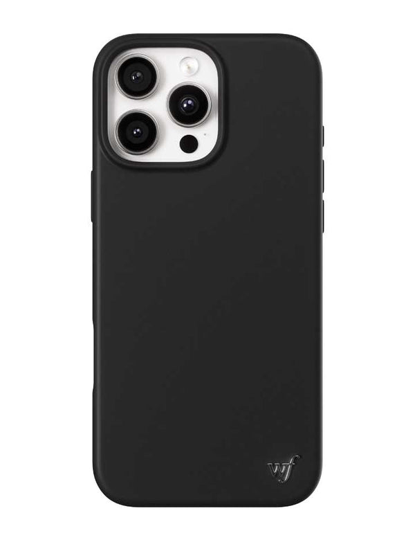 Wildflower iPhone case 16 Pro Max Black MagSafe Sleek Black