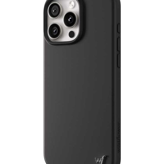 Wildflower iPhone case 16 Pro Max Black MagSafe Sleek Black