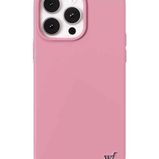 Wildflower iPhone case 14 Pro Max Pink MagSafe Sleek Pink