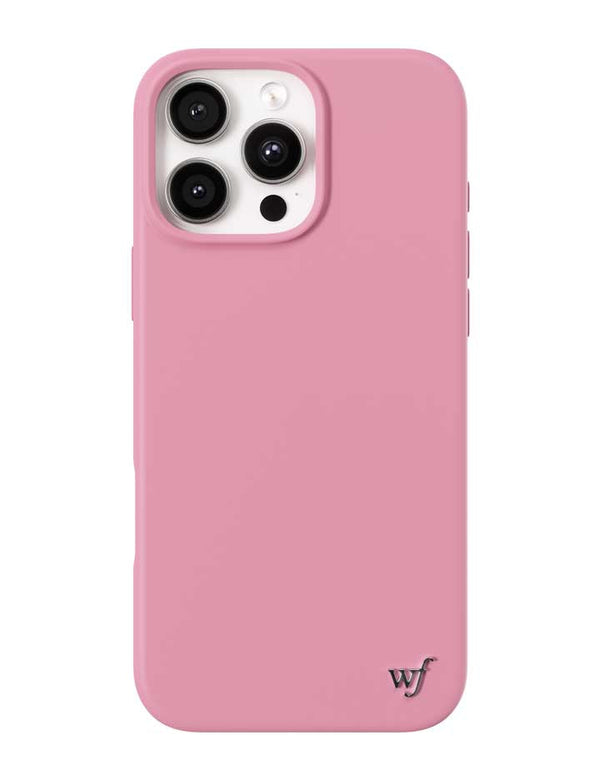 Wildflower iPhone case 16 Pro Max Pink MagSafe Sleek Pink