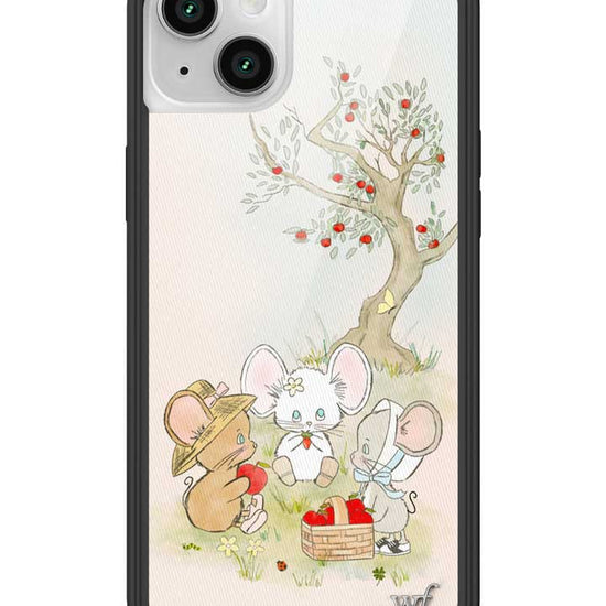 Wildflower iPhone case 14 Plus Mice Friends Animals Cute