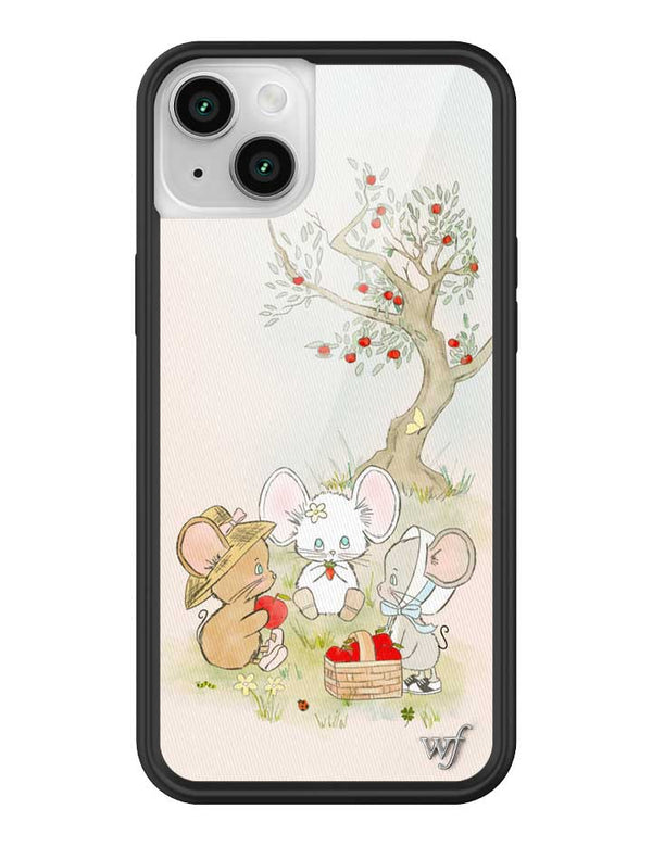 Wildflower iPhone case 14 Plus Mice Friends Animals Cute