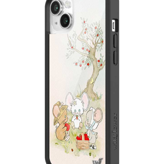 Wildflower iPhone case 14 Plus Mice Friends Animals Cute