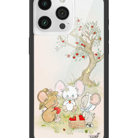 Wildflower iPhone case 15 Pro Max Mice Friends Animals Cute