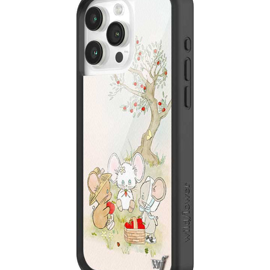 Wildflower iPhone case 15 Pro Max Mice Friends Animals Cute