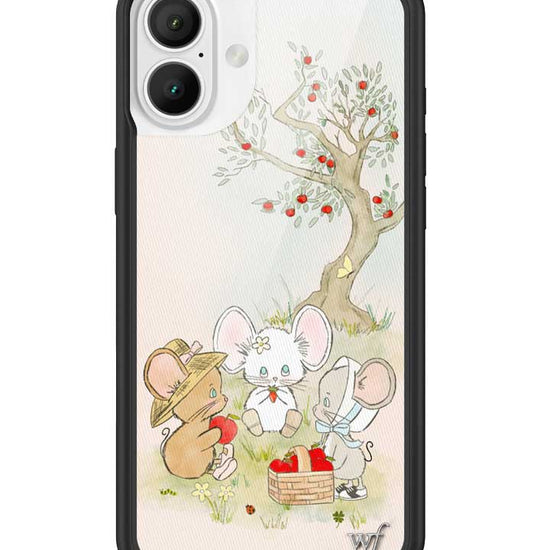 Wildflower iPhone case 16 Plus Mice Friends Animals Cute