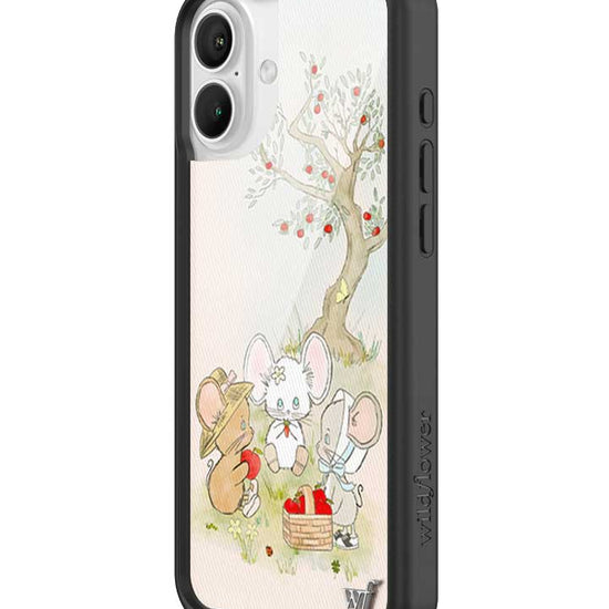 Wildflower iPhone case 16 Plus Mice Friends Animals Cute