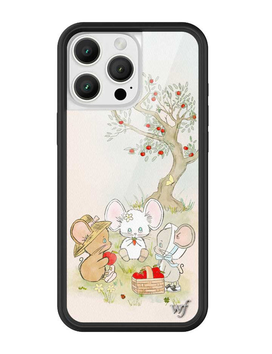 Wildflower iPhone case 16 Pro Max Mice Friends Animals Cute