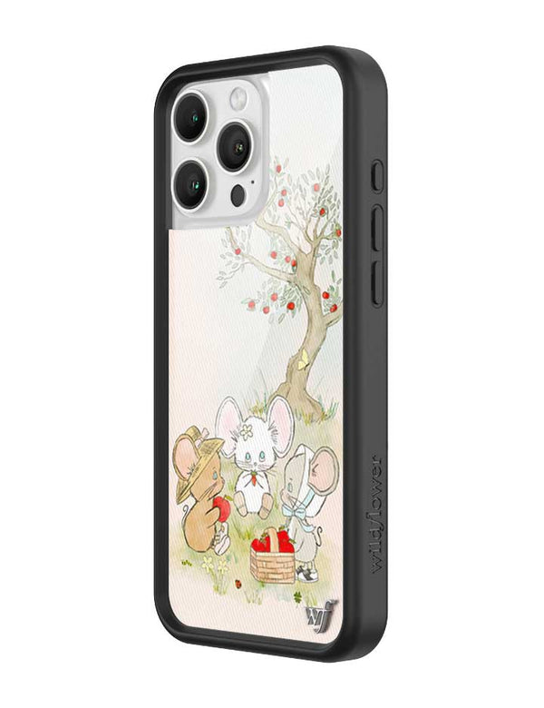 Wildflower iPhone case 16 Pro Max Mice Friends Animals Cute