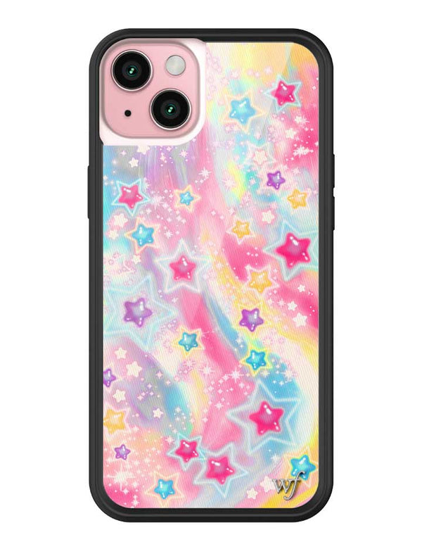 Wildflower iPhone case 15 Plus Miranda Rae Pink Hair