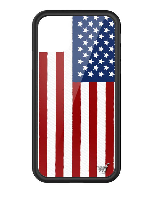 Wildflower American Flag iPhone 11 Case