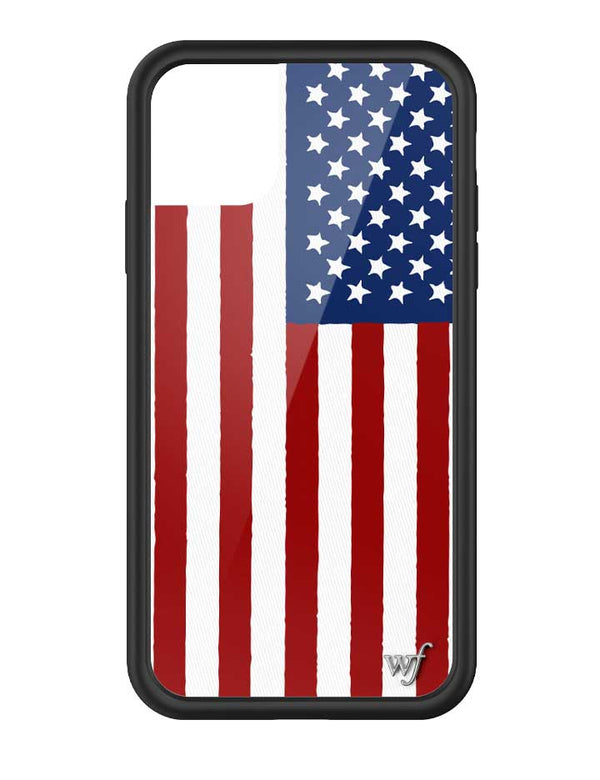 Wildflower American Flag iPhone 11 Case