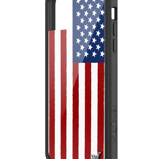 Wildflower American Flag iPhone 11 Case