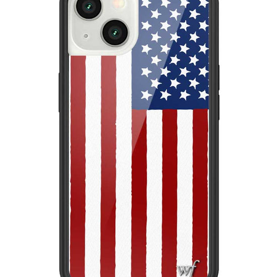 Wildflower American Flag iPhone 13 Case