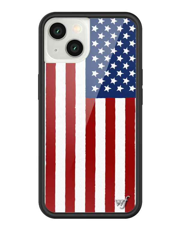 Wildflower American Flag iPhone 13 Case