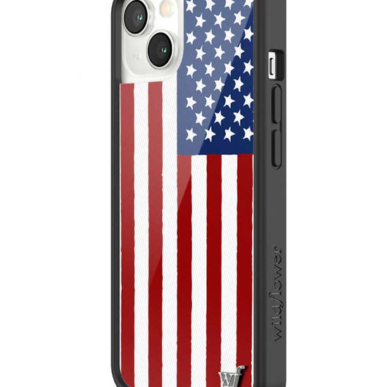 Wildflower American Flag iPhone 13 Case