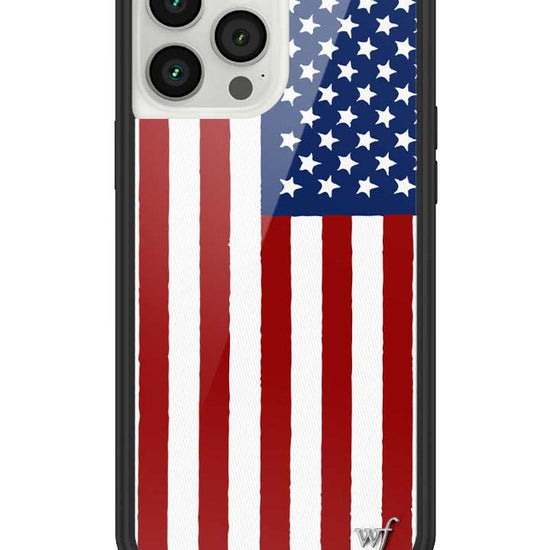 Wildflower American Flag iPhone 13 Pro Max Case