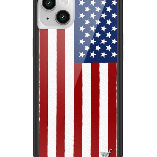 Wildflower American Flag iPhone 14 Case