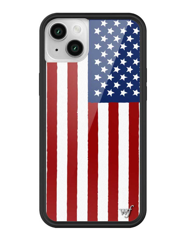 Wildflower American Flag iPhone 14 Case