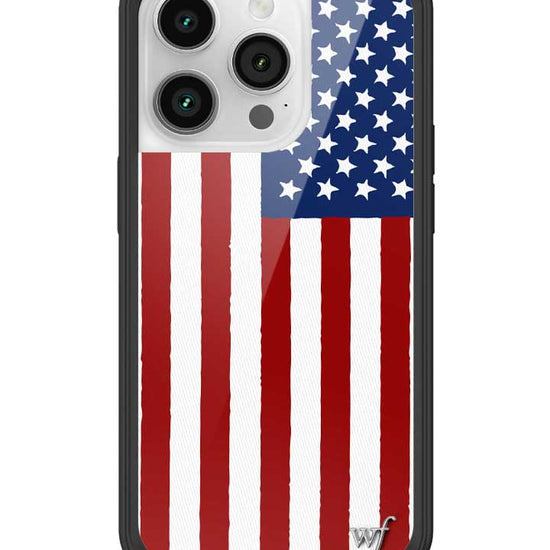 Wildflower American Flag iPhone 14 Pro Case