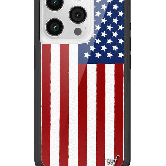 Wildflower American Flag iPhone 15 Pro Case